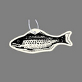 Paper Air Freshener Tag W/ Tab - Saltwater Fish